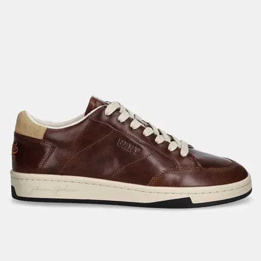Ανδρικά Δερμάτινα Sneakers Gant Prepus 31631028-G45 Κονιάκ