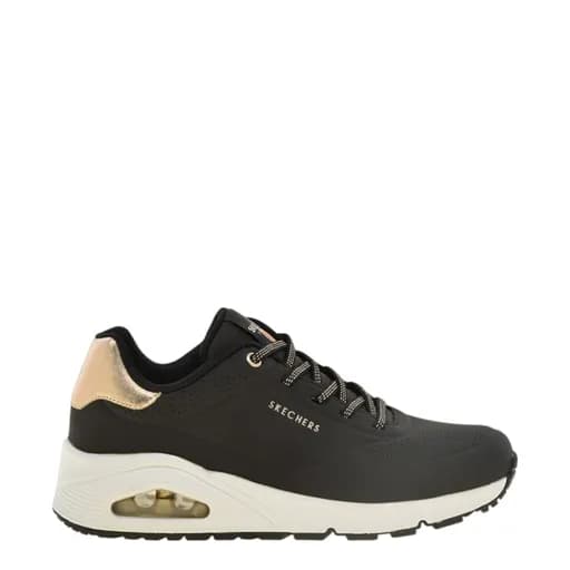 Γυναικεία sneakers SKECHERS 155196/BLK UNO-SHIMMER AWAY BLACK μαύρο
