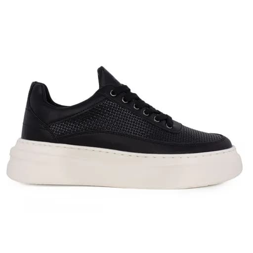 Ανδρικά Sneakers Renato Garini DAVEB-600 Μαύρο Μαύρο Πλεκτό V5700060350L