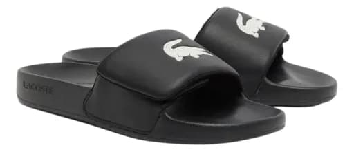 Lacoste Serve Slide Ανδρικές Παντόφλες 51CMA0022-312 Black Μαύρο