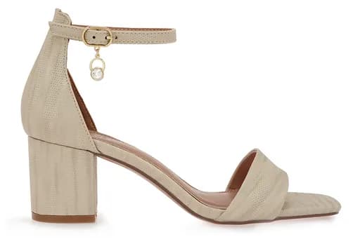 Γυναικεία Πέδιλα Exe ANNY-848 Μπεζ Μεταλιζέ Στάμπα W470084841K6