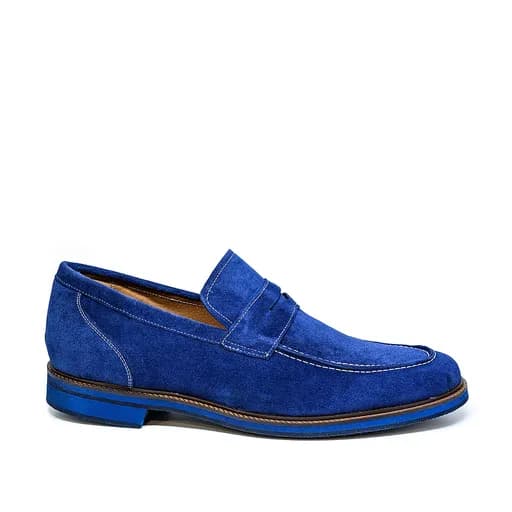 Bigshoes KL37331-18 Δερμάτινο Dress Μπλε