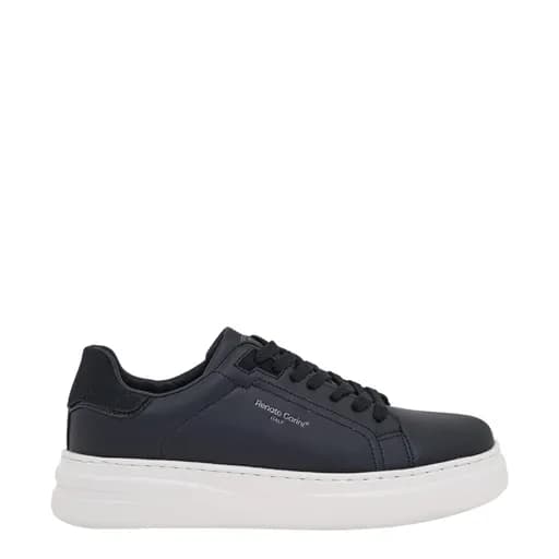 Ανδρικά sneakers Renato Garini 117-700 BLACK MATTE/BLK SUE/BLK PATENT/OFF WHITE OUTSOLE V570011732N μαύρο