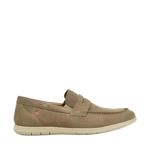 Ανδρικά μοκασίνια Robinson 81600 μπεζ δέρμα καστόρ