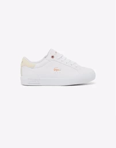 LACOSTE ΠΑΠΟΥΤΣΙΑ ΠΑΙΔΙΚΑ POWERCOURT 1265 37-51SUJ00161Y9-0000 White