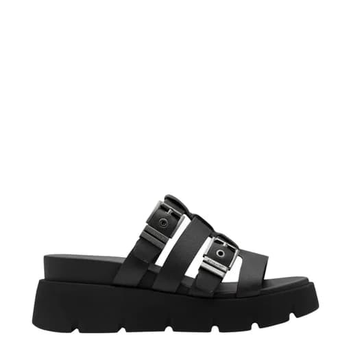 Γυναικείες παντόφλες/flatforms Tamaris 1-27512-46 001 μαύρο