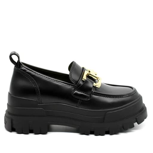 Γυναικεία Aspha Loafers Μαύρα Buffalo BUF1624065-BLACK GOLD