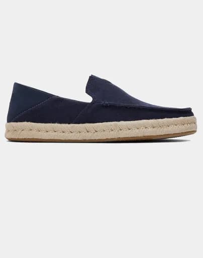 TOMS NVY HRTG CNVS/ SUEDE MN ALONSO ESP 10020889-NAVY NavyBlue
