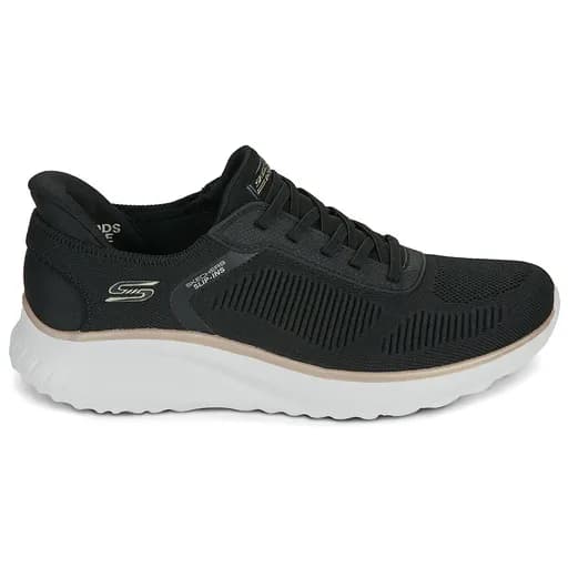 Γυναικεία Ανατομικά Sneakers Skechers Bobs Squad 117497/BKGD Μαύρα