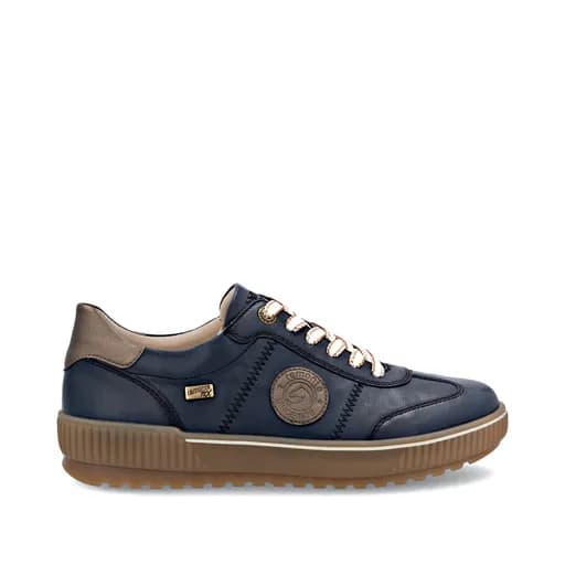 Remonte D0702-14 Ανατομικό Δερμάτινο Sneaker Μπλε