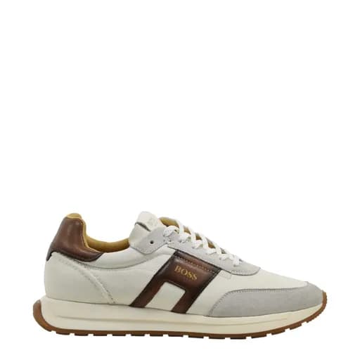 Ανδρικά sneakers BOSS CD321 WHI-TAN λευκό δέρμα