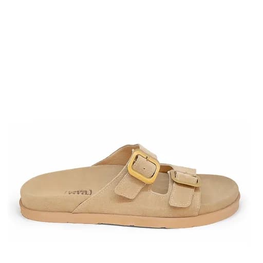 Bigshoes GA0303-13 Δερμάτινη Παντόφλα Μπεζ