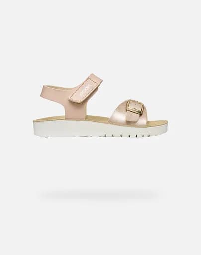 GEOX J SANDAL COSTAREI J15EAB0BCBNC8172 28-35-C8172 Nude