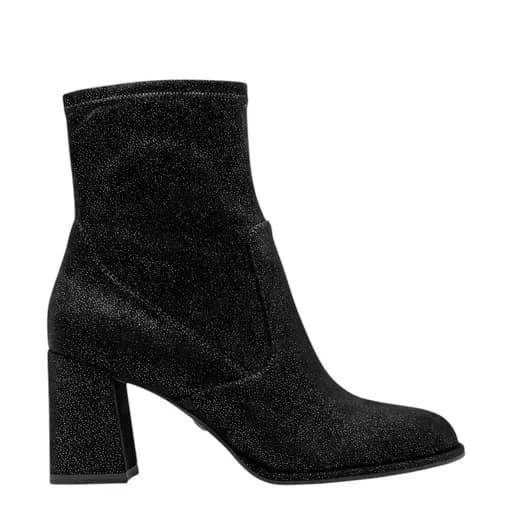 Γυναικεία μποτάκια Tamaris 1-25057-43 006 μαύρο suede