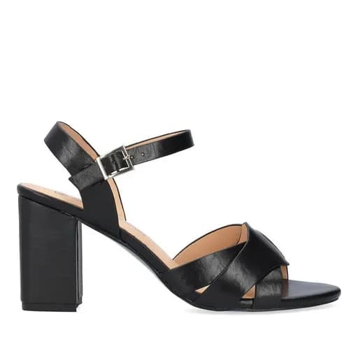 Andres Machado 6040-01 Πέδιλο Μαύρο 9cm