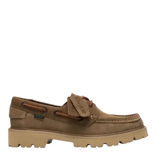 Ανδρικά παπούτσια Clarks Cleyhill Boat 26186178 μπεζ δέρμα καστόρ