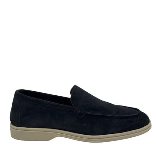 Ανδρικά Δερμάτινα Loafers Μπλε Velafiore 890-DENIM