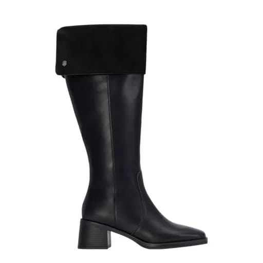 Γυναικείες μπότες CARMELA 162691 BT.PIEL NEGRO μαύρο δέρμα