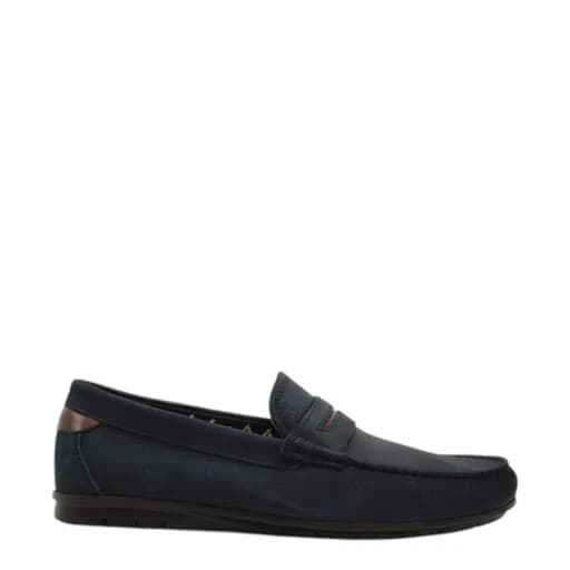Ανδρικά μοκασίνια Callaghan 85101 μπλε δέρμα nubuck