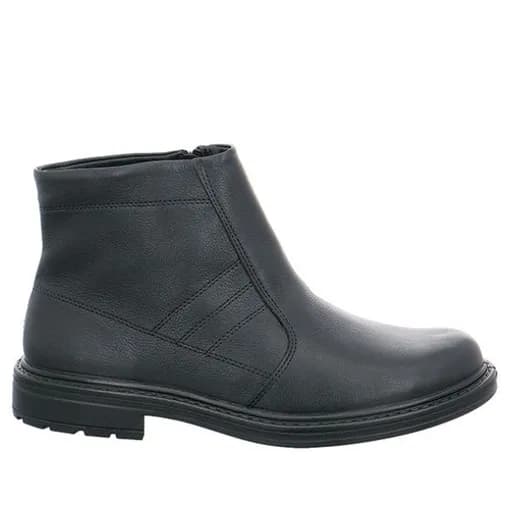 Jomos 20750126000 Ανατομικό Δερμάτινο Comfort Μποτάκι Μαύρο
