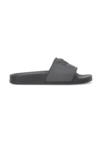 PINKO ΠΑΝΤΟΦΛΕΣ DILLY 01 - SLIPPER RUBBERIZED ΜΑΥΡΟ