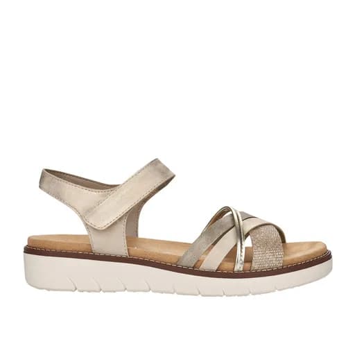 Remonte D2058-90 Ανατομικό Δερμάτινο Πέδιλο Μπεζ