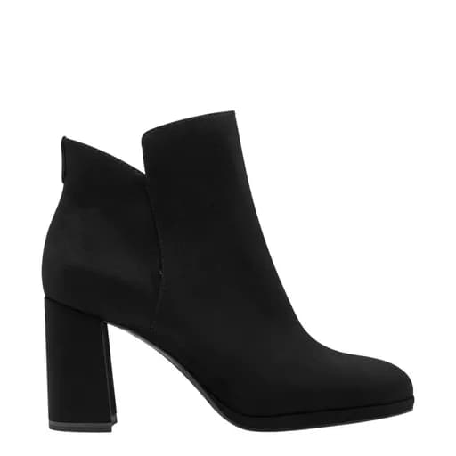 Γυναικεία μποτάκια Tamaris 1-25362-45 001 μαύρο suede
