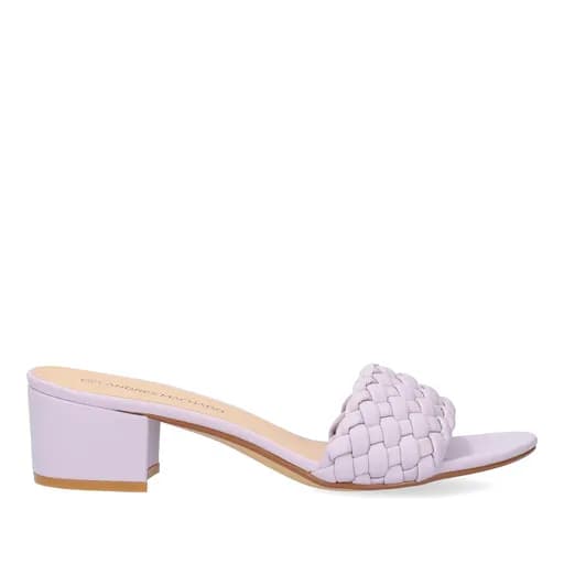 Andres Machado AM5762-10 Mule Λιλά 5.5cm
