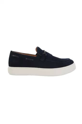 V 19.69 ΠΑΠΟΥΤΣΙ LOAFER SUEDE ΜΠΛΕ