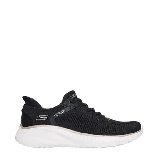 Γυναικεία sneakers SKECHERS 117497/BKGD BOBS SQUAD CHAOS-CURRENT MUSE BLACK/GOLD μαύρο