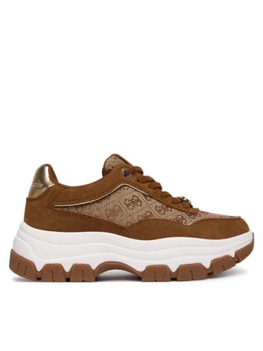 Guess Γυναικεία Sneakers FLPBT3FAL12-BEIBR Καφέ