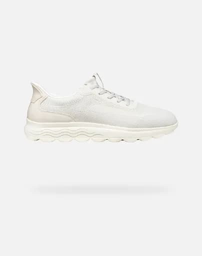 GEOX U SPHERICA PLUS A - KNIT.TE+SY U55MPA06KEKC1002-C1002 OffWhite