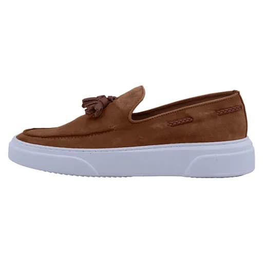 Δερμάτινα Καφέ Loafers