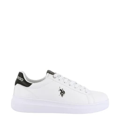 Ανδρικά sneakers U.S.POLO ASSN CODY010B-WHI-BLK01 PU.SYNTH. LEATHER λευκό