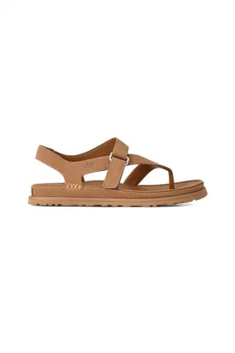 UGG ΠΑΠΟΥΤΣΙΑ ΠΕΔΙΛΑ GOLDENGAZE TOE POST ΣΟΥΕΤ LOGO ΜΠΕΖ