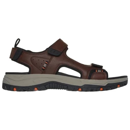 Ανδρικά Ανατομικά Πέδιλα Skechers Rigdon 205139-BRBK Καφέ