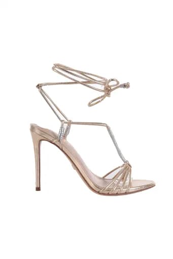SAM EDELMAN ΠΑΠΟΥΤΣΙΑ ΠΕΔΙΛΑ SAFIYA ΧΡΥΣΟ/ΑΣΗΜΙ