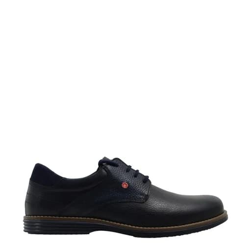 Ανδρικά παπούτσια Robinson 70070 μαύρο δέρμα