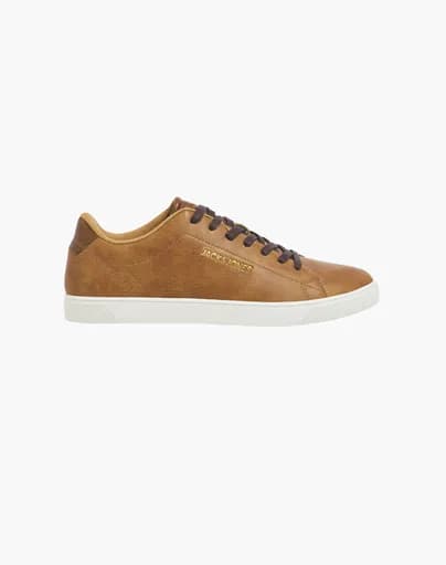 JACK&JONES JFWBOSLEY PU SNEAKER NOOS 12203642-COGNAC Tan