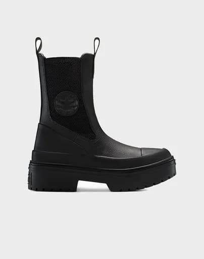 CONVERSE CHUCK TAYLOR ALL STAR LUGGED HEEL CHELSEA BOOT A12985C-001 Black