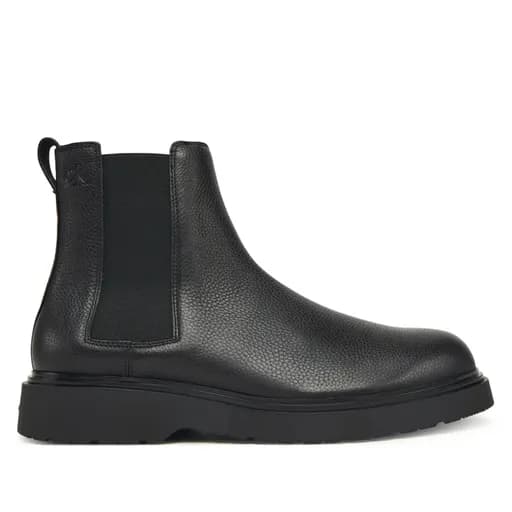 Ανδρικά Δερμάτινα Μποτάκια Calvin Klein Chelsea Boot YM0YM01374-0GJ Μαύρα