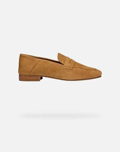 GEOX D MANTINEA A - GOAT SUEDE D552EA00021C6001-C6001 Tan