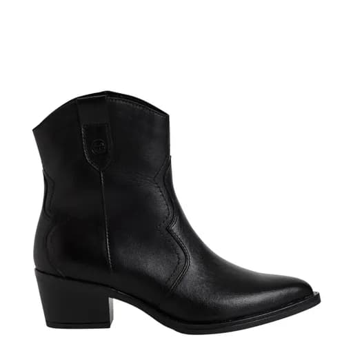 Γυναικεία μποτάκια Tamaris 1-25702-41 003 μαύρο δέρμα