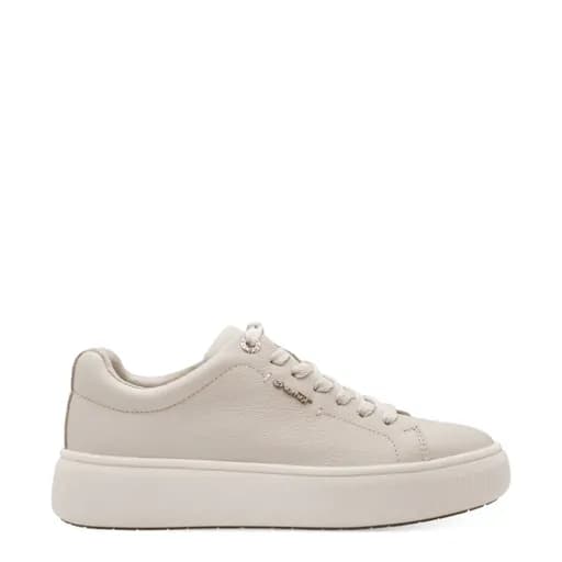 Γυναικεία Sneakers Tamaris 1-23736-42 413 μπεζ δέρμα