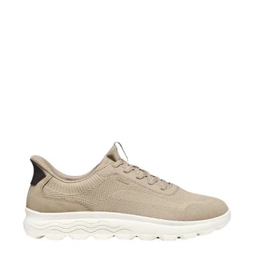 Ανδρικά sneakers GEOX U SPHERICA PLUS A-KNIT.TE+SY U55MPA 06KEK C5004 μπεζ