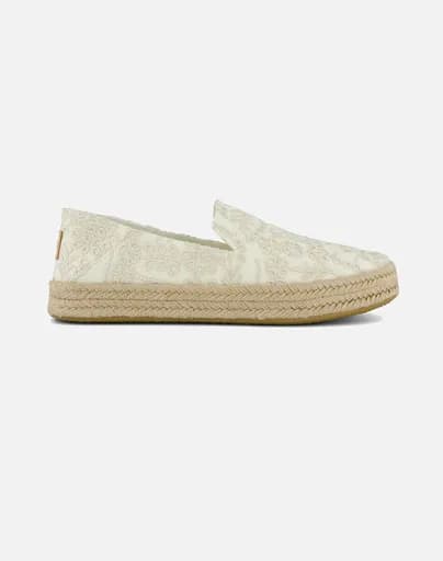TOMS EGR BOTANICAL EYELET WM CAROLN ESP 10021854-NATURAL Ecru