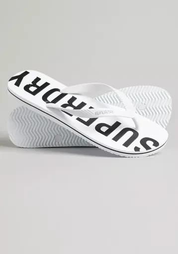 Superdry Σαγιονάρες Θαλάσσης της σειράς Essential Flip Flop - MF310186A  01C Optic White