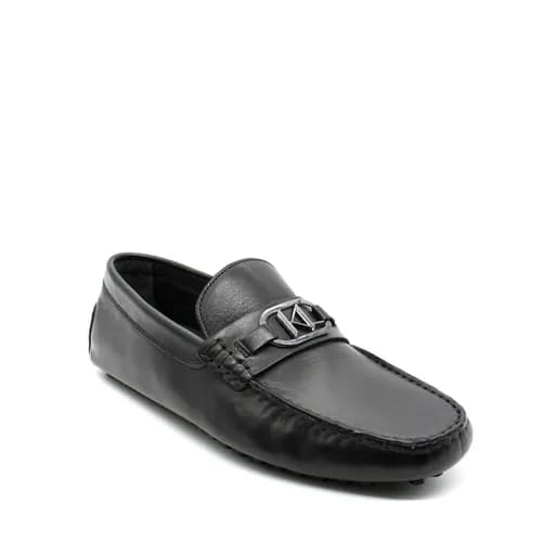 Ανδρικά Δερμάτινα Μοκασίνια Μαύρα Karl Lagerfeld KL22410-000 BLACK