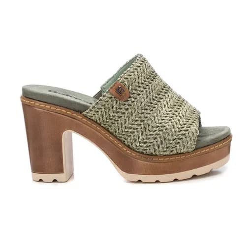 Γυναικεία mules REFRESH 172703 λαδί