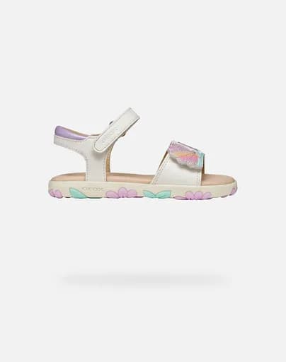 GEOX J SANDAL HAITI J658ZB05402C0814 24-27-C0814 White